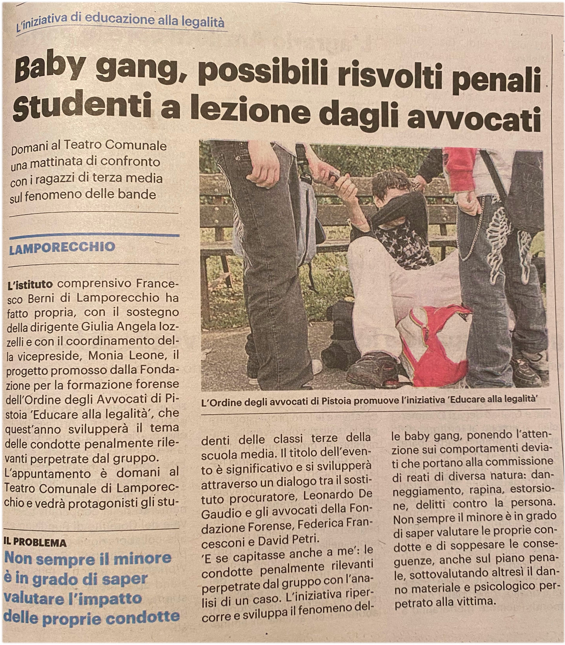 Educazione legalità